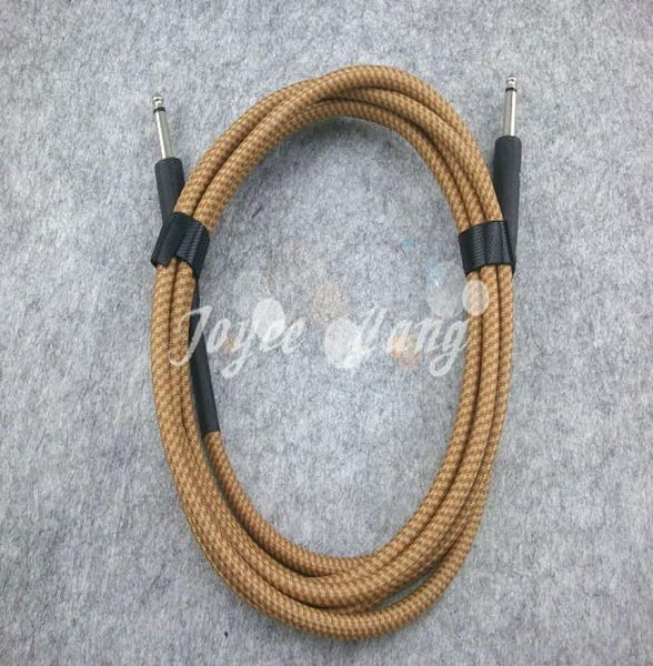 

yellow 10ft acoustic electric guitar cable bass cable amp lead cord amplifier cable audio connection cables low noise shielded7956093