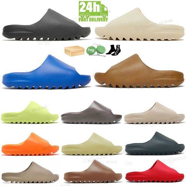 

with box slides designer men women sandals onyx slippers slide pure sand resin bone black rnnrs clog runr ochre soot sandels runners slider