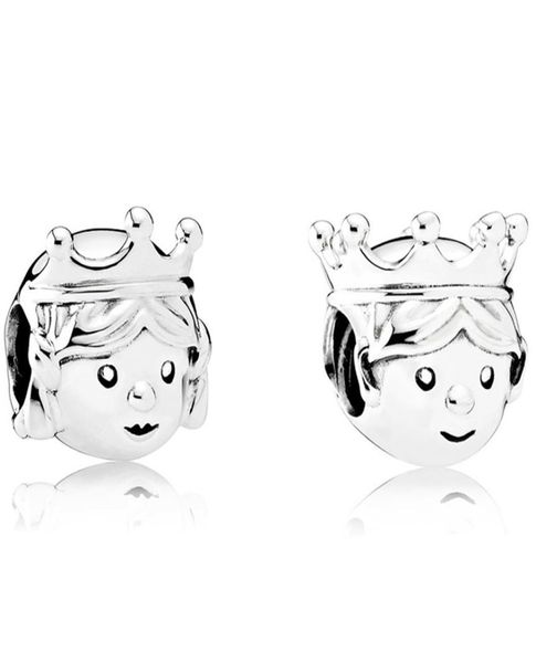 

2 kinds princess prince alloy charm bead fashion women jewelry stunning design european style for diy bracelet necklace panza00227172407, Bronze;silver