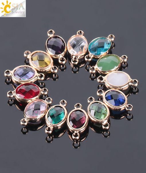 

csja 10pcs women fashion austria glass crystal bead loose beads for charm choker bracelet earrings necklace diy jewelry making fin4350920, Silver