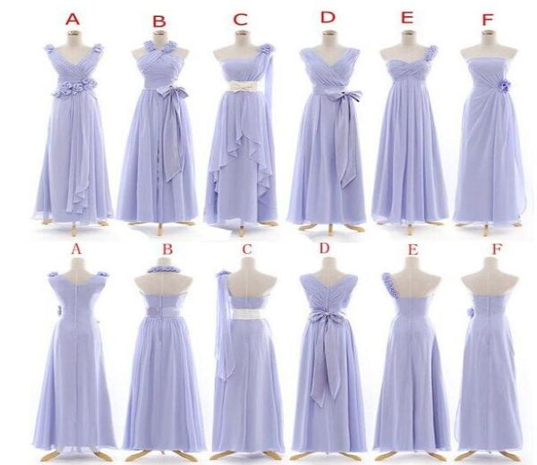 

modest 6 styles hand made flower bridesmaid dresses long halter neck sleeveless a line beach wedding dresses custom made prom dres4758019, White;pink