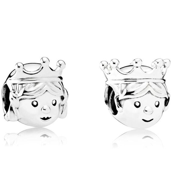 

2 kinds princess prince alloy charm bead fashion women jewelry stunning design european style for diy bracelet necklace panza00223755971, Bronze;silver