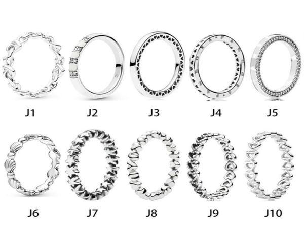 

new 100% 925 sterling silver ring fit love heart stars arrow infiniti knotted shell rings for european women wedding original fashion jewelr