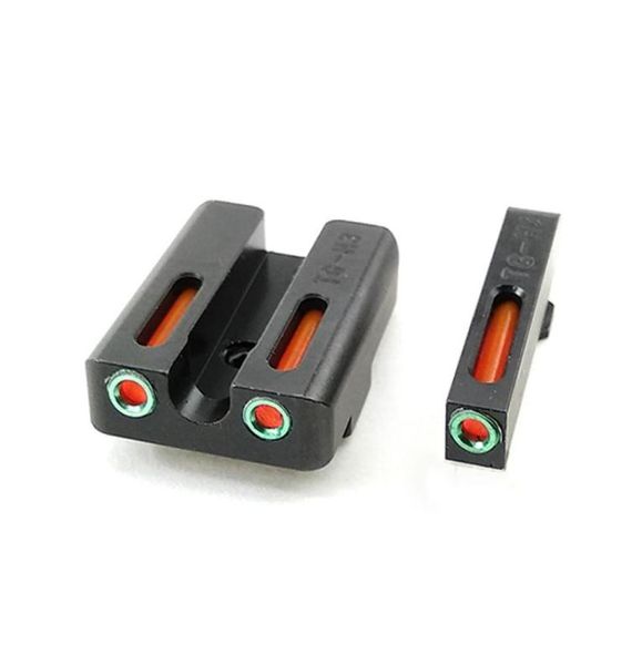 

tactical real red green fiber optic front with combat rear sights focuslock6710500