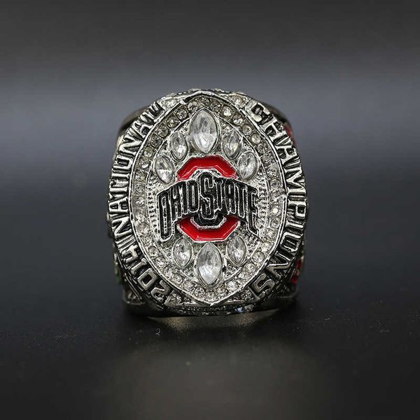 

2014 ohio buckeye university championship ring, Golden;silver