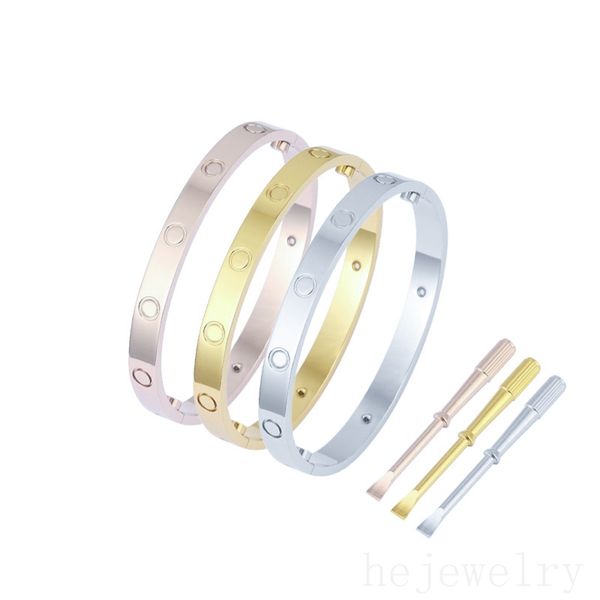 

metal carti love bangles for women thin classic cuff bracelet unique design plated silver diamond designer bracelets fashion trendy famous z, Black