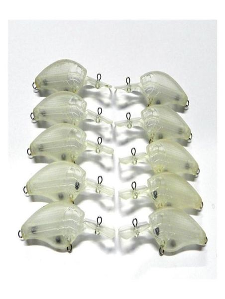 

sports outdoors 50pcs unpainted fishing lure 9cm 10g square bill blank lures medium diving crankbaits plastic baits body3808026
