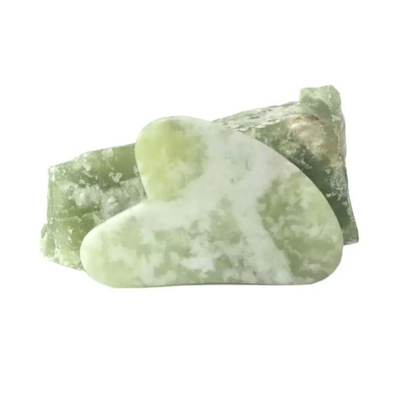 

gua sha facial tool guasha board scraper natural jade stone for face skincare facial body acupuncture relieve muscle tensions reduce puffine