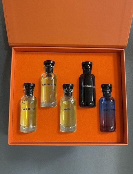 

promotion smell perfume suit 10mlx5pcs set dream apogee rose de vents sable le jour se leve perfume kit 5 in 1 gift box long l5594345