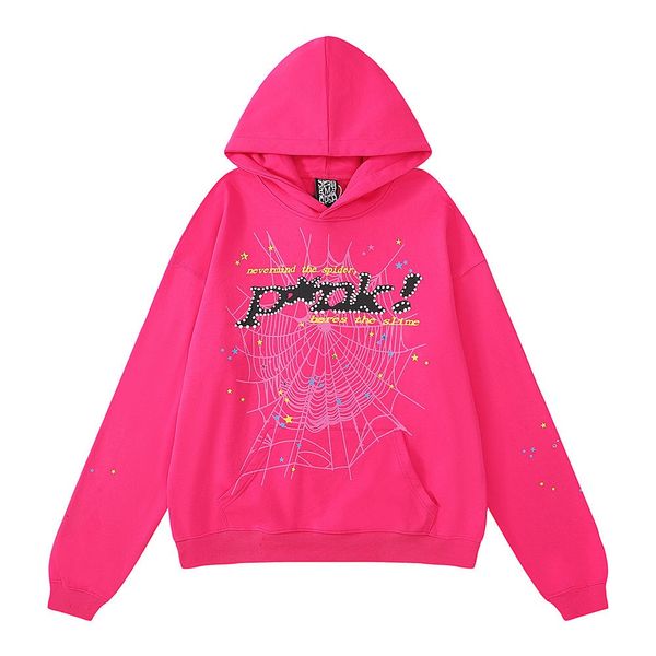 

sweatshirts designer sp5der hoodie mens spider hoodies spider black spider hoodies young streetwear thug 555555 angel pink hoody men women 1