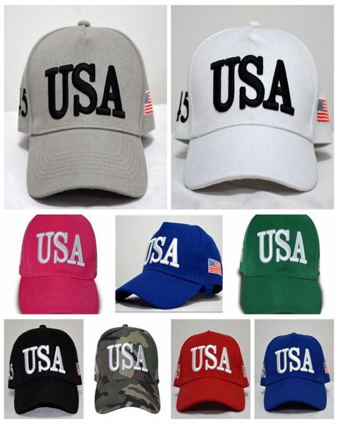 

trump baseball hat usa flag embroidered cap snapback fashion outdoor hip hop caps adjustable casual ball cap 2020 republican cap y2071202, Yellow