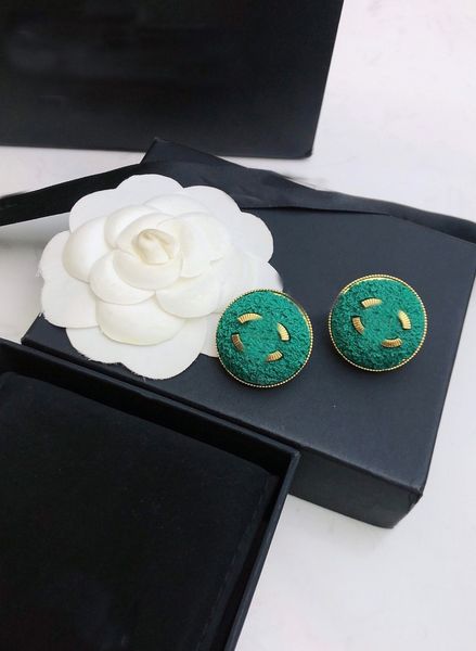 

luxury channel earrings designer brand stud women diamond gold girl's love fashion jewelry accessories, Silver