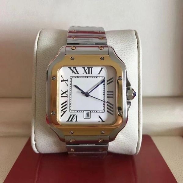 

2023 fashion luxury men's lightning series automatic mechanical watch full stainless steel watch sapphire waterproof watch, Slivery;brown