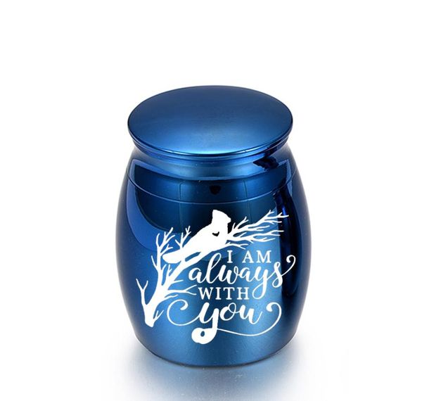 

whole small bird cremation urn for ashes pendant mini ashes jar keepsake to commemorate men or womeni am always with you1329600, Silver