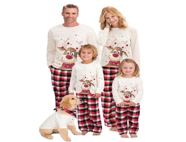 

family christmas pajamas clothing set family xmas kids baby pajamas set family look matching clothes sleepwear lj2011111013392, Blue