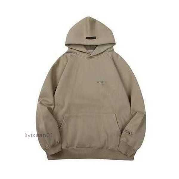 

2023 essentail men's and women hoodie designer hairy women's pullover sweatshirt loose essen black white classic casual style 78n7