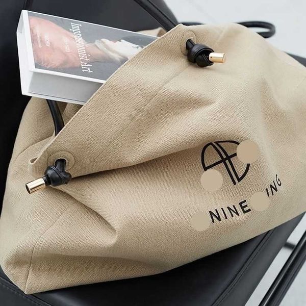 

anine bing designer large capacity tote canvas shoulder beach bag shopping outdoor bags