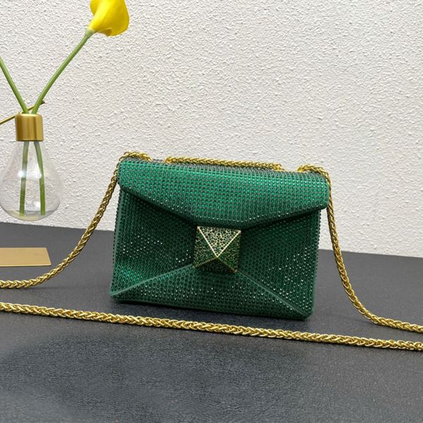 

limited edition full diamond tote bag imitation crystal decorative rivets bag designer brand bag fashion commuter bag luxury bag ladies chai
