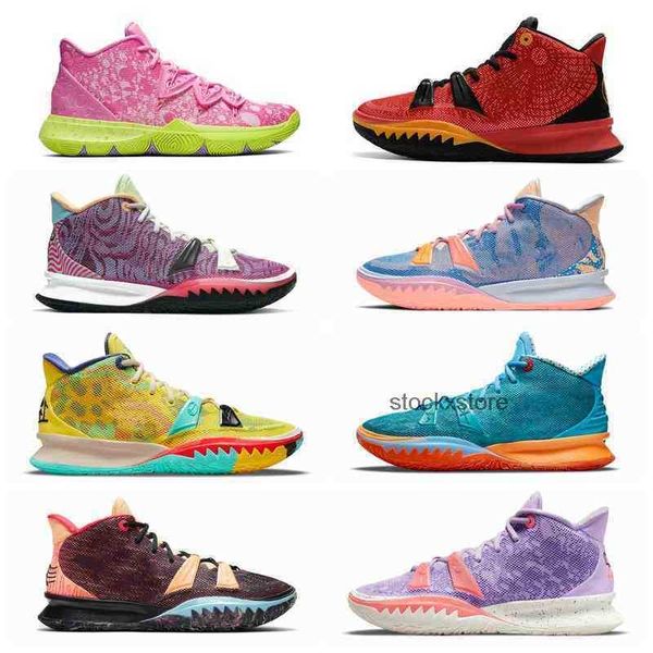 

kyrie shoes 7 kyries 5 one world 1 people pink yellow roswell rayguns preheat soundwave daughters azurie expressions bred, Black