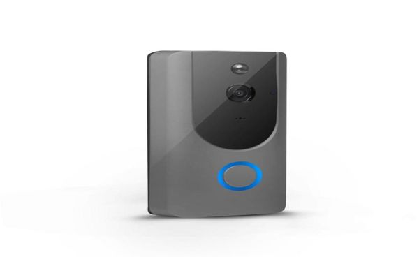 

lower big promotion smart video door phone visual recording wireless wifi security doorbell seguridad timbre4114136, Black;white