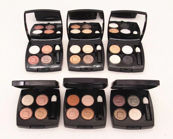 

2pcs New Brand Makeup Eye Shadow 4 Colors Eyeshadow Palette 2G Nude Color Matte Cosmetics, Chocolate