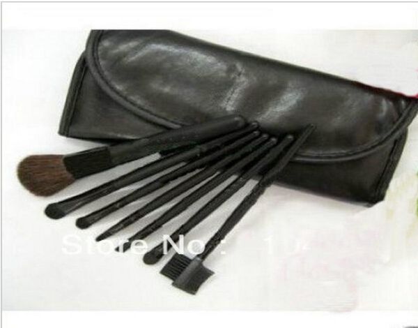 

lowest new 7 pieces professional brush setsleather pouch5sets 1742372