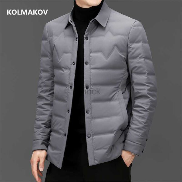 

men's down parkas 2022 new arrival winter 90% white duck down jackets men men's jacket casual warm coat white duck down jacket siz, Black