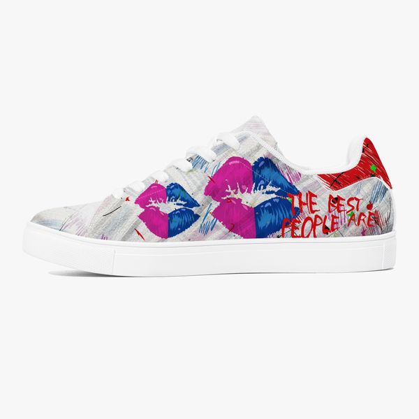 

custom pattern diy shoes mens womens big lips sports trainers sneakers 36-48
