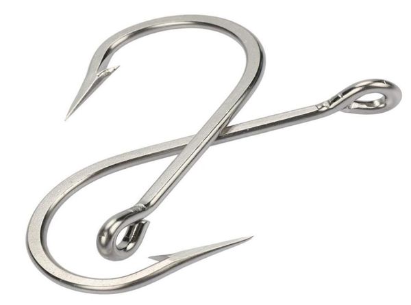 

50pcs fishing hooks saltwater large giant shark and alligator hooks extra strong 420 stainless steel fishing hook8211497