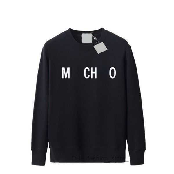 

designer moschino perfect oversized autumn womens hoodys sports round neck long sleeve casual loose 4 hhfh, Black