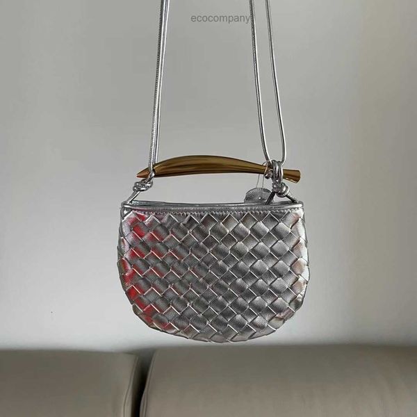 

new designer sardine bag woven handbag fashion 2023 cowhide women's handle single shoulder oblique straddle handheld edqc
