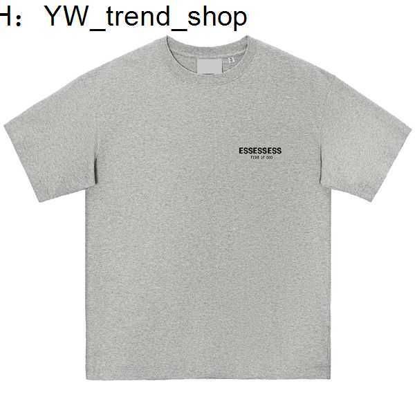 

designer shirts casual tshirt essent t shirt street loose men women summer luxury shorts essen tshirts chest print tees essentiel t-shirt 4, White;black