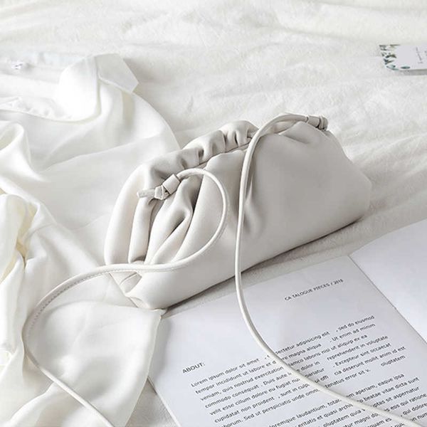 

botte bag venetes pouch cloud bag women's fold dumpling bag fashion leather soft messenger bag 22qa