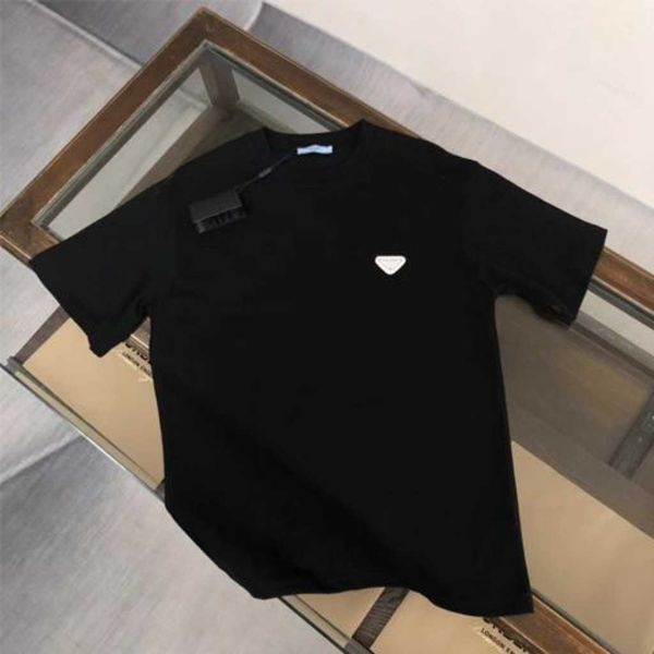 

spring and summer men's small round neck classic triangle standard casual short sleeves, acrylic fabric soft and comfortable anti-pilli, White;black