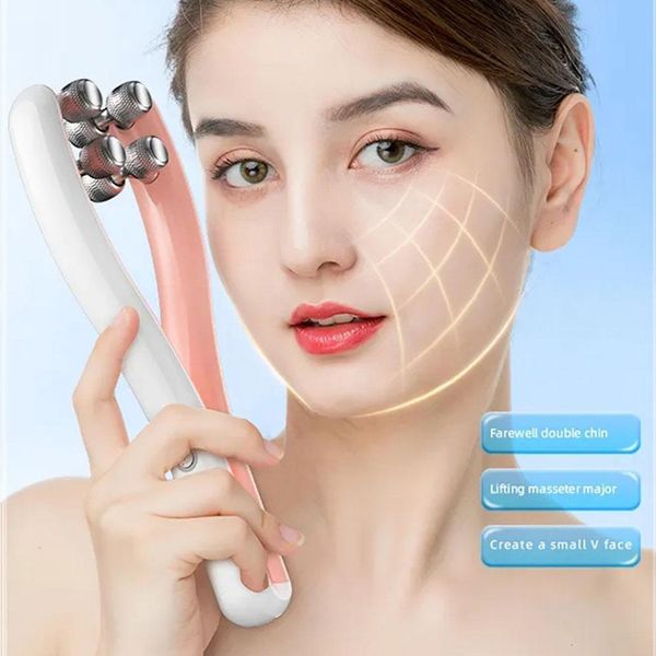 

face massager electric facial roller massage machine facial slimming dual care massage machine facial lift v-shaped skin chin tool with faci