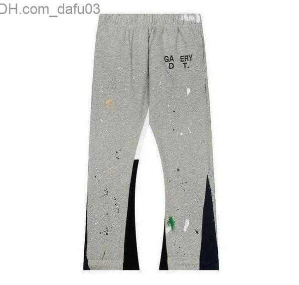 

men's pants men pants galleries sweatpants dept speckled letter print men's women's couple loose versatile casual pants strai, Black