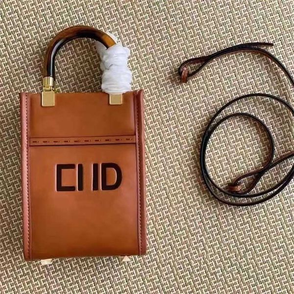 

66% off 2023 new bag designer women's small vertical tote large capacity open cell phone bag popular summer one shoulder crossbody hand