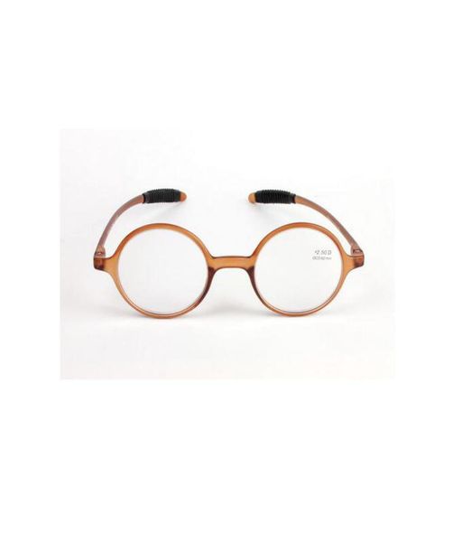 

retro reading glasses fashion round resin lens eyeglasses women men magnification eye reader brown full plastic frame 1040 li9481287