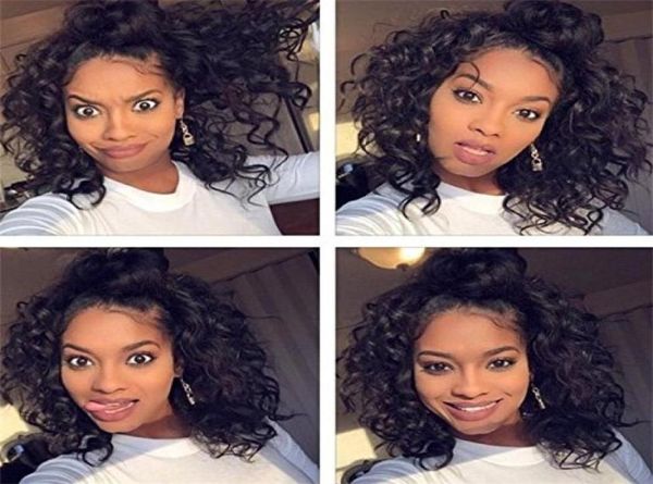 

short curly human hair wig for black women lace front wigs human hair with baby hair brazilian remy wigs 1b 8inches pre plucked 6110242