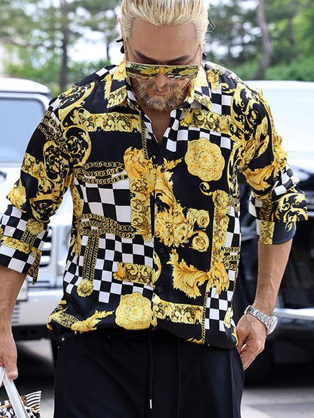 

mens casual shirts hawaiian shirt stylish summer aloha 230720, White;black