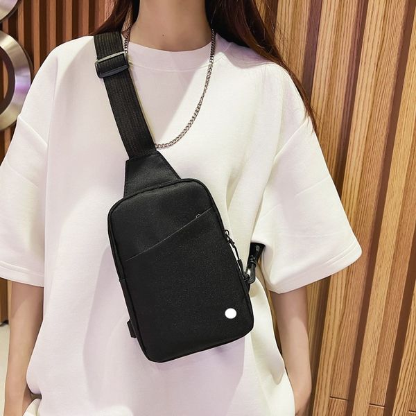 

lu chest bag wasitbag sports shoulder crossbody multi-function bag fanny pack ll538