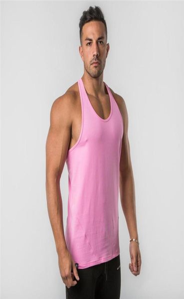 

alphalete men summer gyms fitness bodybuilding hood tank fashion mens clothing tight breathable sleeveless shirts vest4444850, White;black