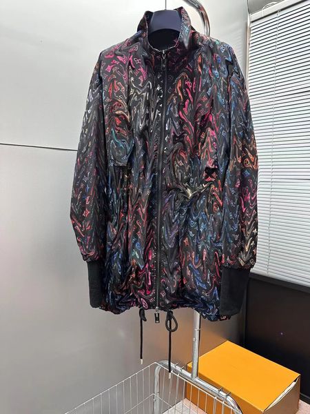 

designer women's jackets dot pattern loose hooded long jacket spring fashion new women long sleeves casual pocket jackets outwear, Black;brown