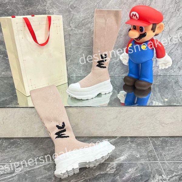 

2023 new luxury shoe autumn and winter men sneaker male star fashion casual shoes mens socks shoes double non-slip soles 35-46 sneakers xsd2, Black