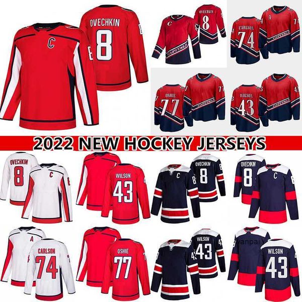 

8 alex ovechkin stanley cup champions jersey 43 tom wilson 74 john carlson 77 tj oshie 92 evgeny kuznetsov reverse retro hockey jerseys, Black;red