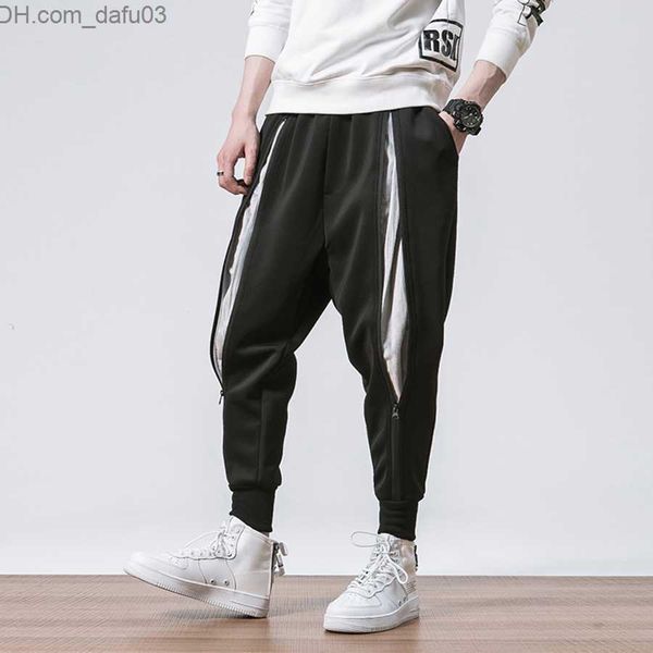 

men's pants mens joggers pants baggy hip hop japanese fashion streetwear men pants casual korean street style harajuku sweatpants homen, Black