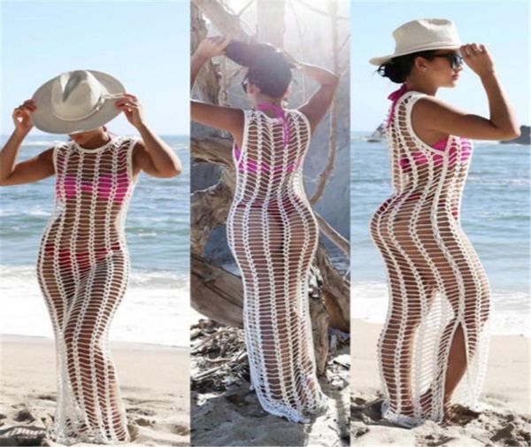 

summer beach dress white mesh cover up women crochet bikini cover ups swimwear bathing suit swimsuit beachdress5380692