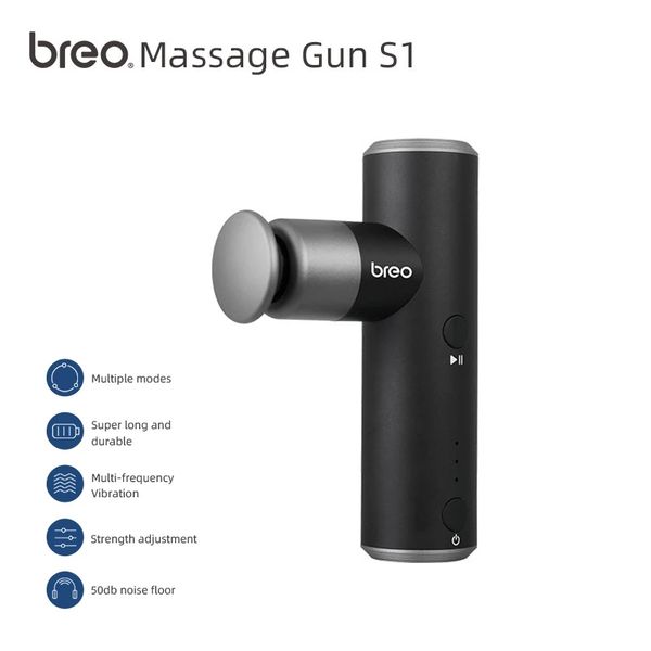 

full body massager breo massagun s1 mini pocket powerful portable massage gun muscle relax electric massager intelligent massage precise car