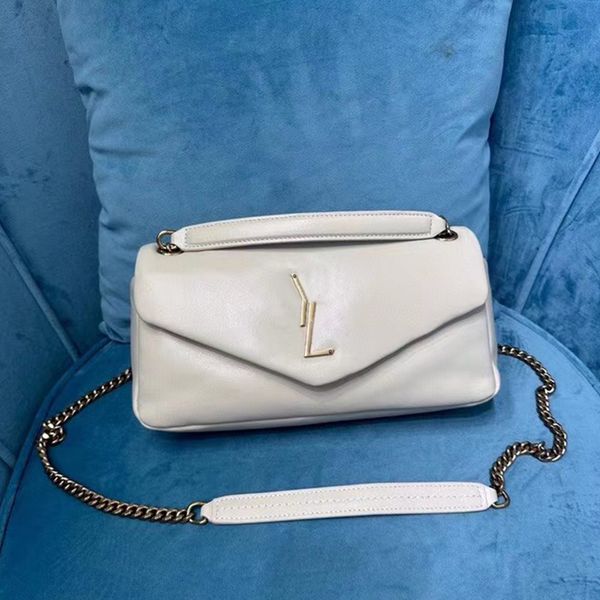 

designer evening bags shoulder luxury purse chain tote bag wallet women leather y fashion handbag white lamskin new crossbody golden chain c