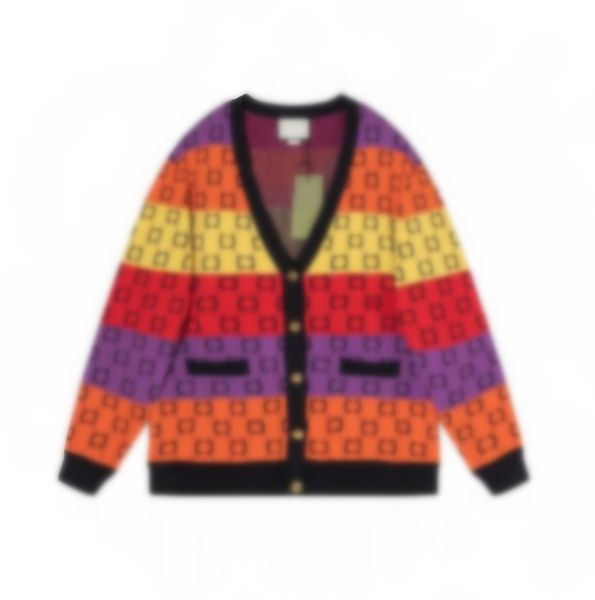 

2023 women sweater v-neck long sleeve jacket for luxury g letter oversize winter knitted cardigan for designer coat, White;black